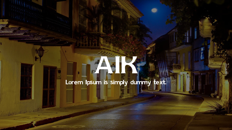 AIK Font