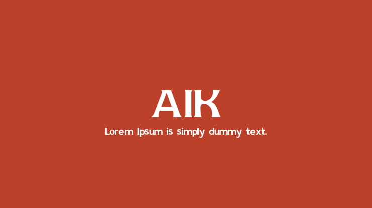 AIK Font