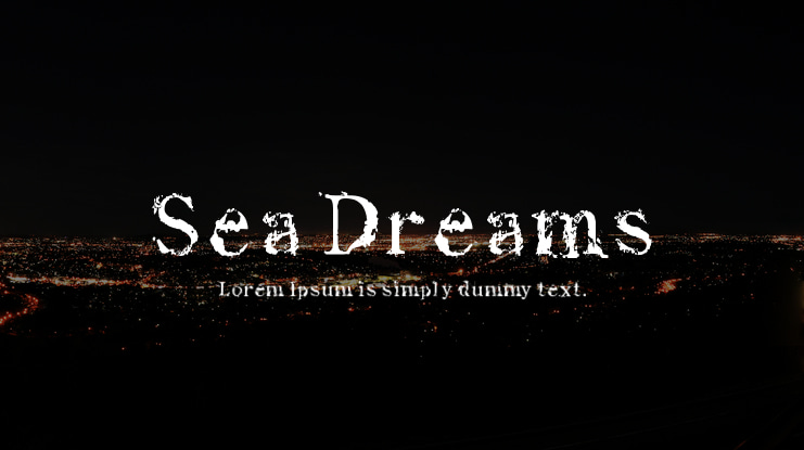 Sea Dreams Font