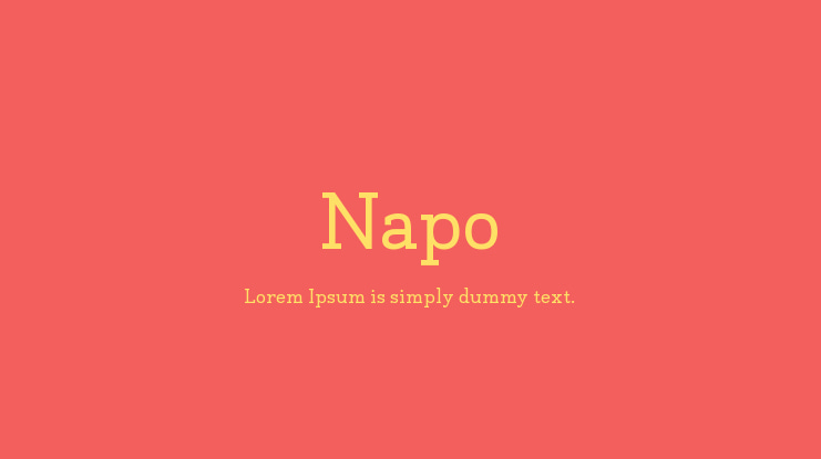 Napo Font