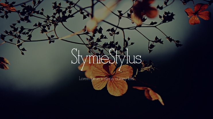 StymieStylus Font Family