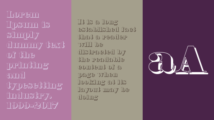 Fette Bauersche Antiqua Shaddow  UNZ Pro Font Family