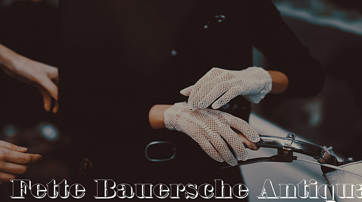 Fette Bauersche Antiqua Shaddow  UNZ Pro Font Family