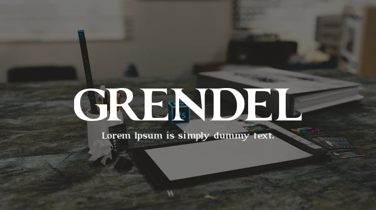GRENDEL Font