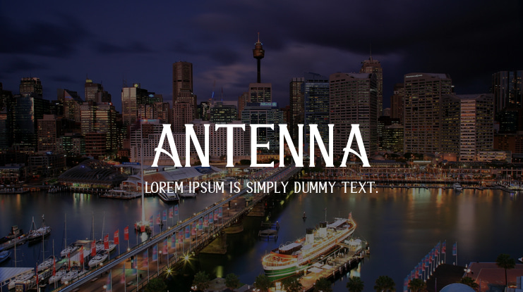 ANTENNA Font
