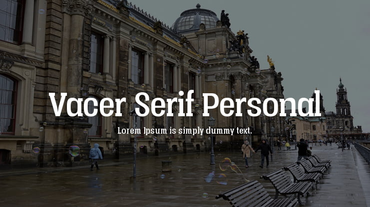 Vacer Serif Personal Font Family