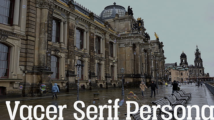 Vacer Serif Personal Font Family