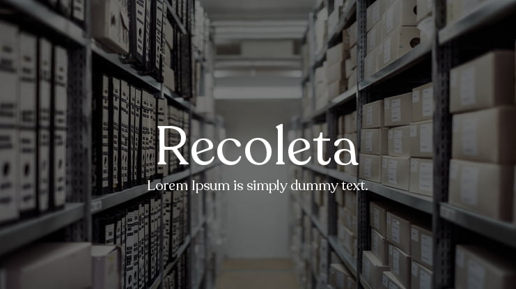 Recoleta Font