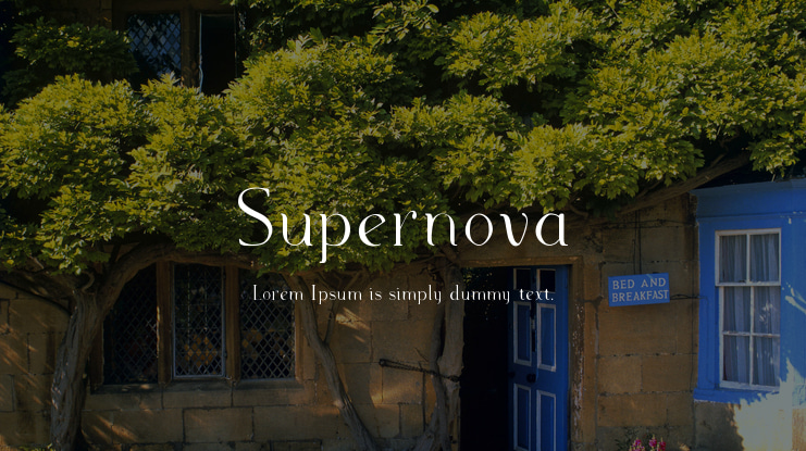 Supernova Font