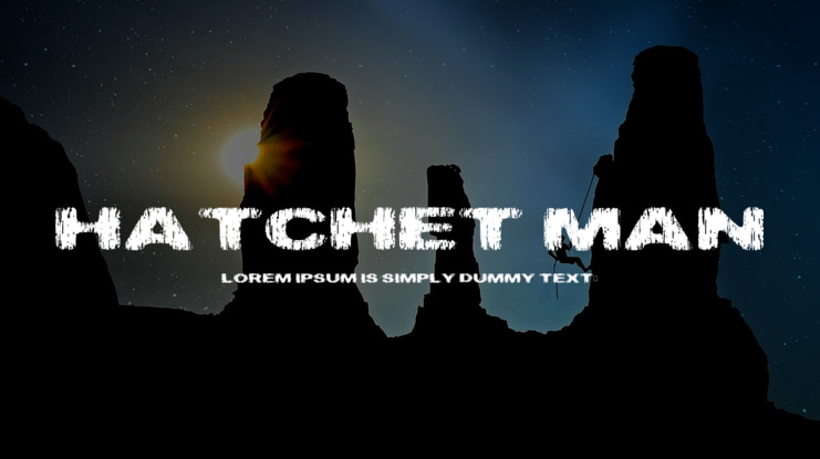 Hatchet Man Font