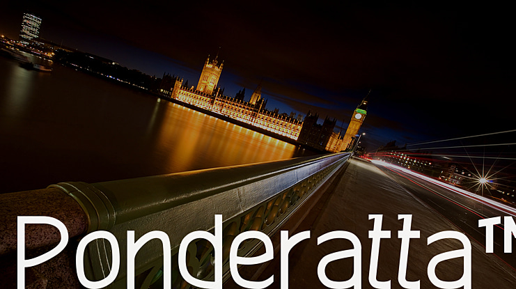 Ponderatta™ Font