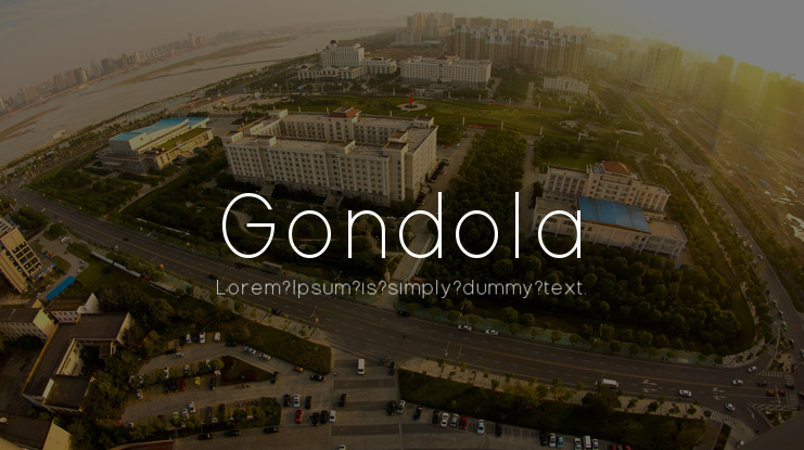 Gondola Font