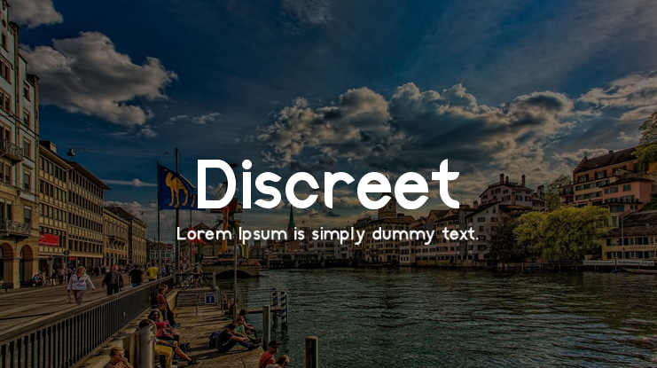Discreet Font Family