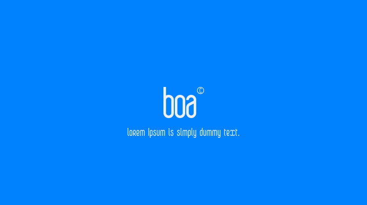 boa© Font