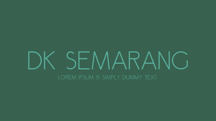 DK Semarang Font