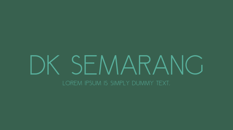 DK Semarang Font