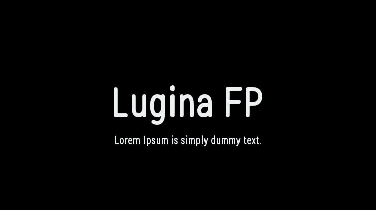 Lugina FP Font Family