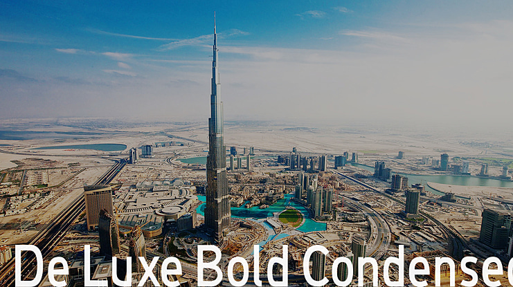 De Luxe  Condensed Font Family