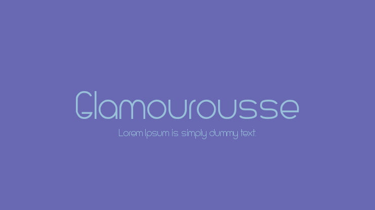 Glamourousse Font