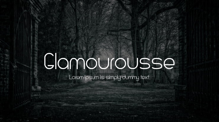 Glamourousse Font