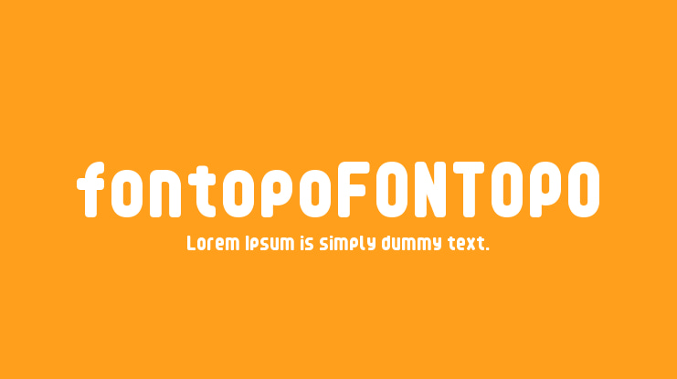 fontopoFONTOPO Font