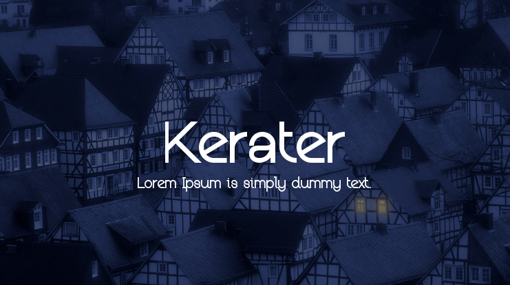 Kerater Font Family