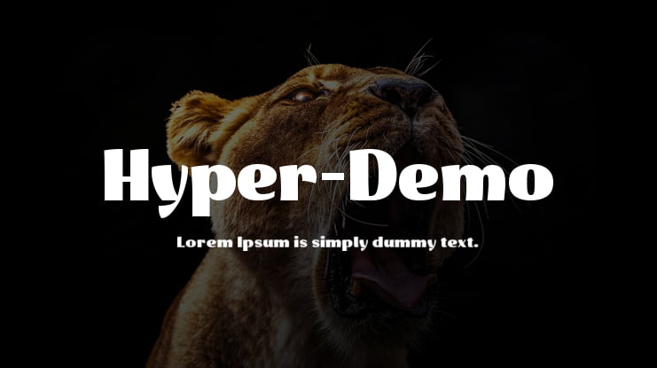 Hyper-Demo Font