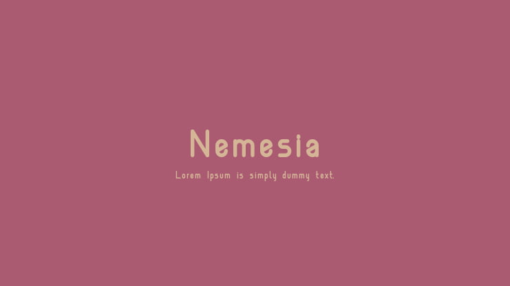 Nemesia Font Family