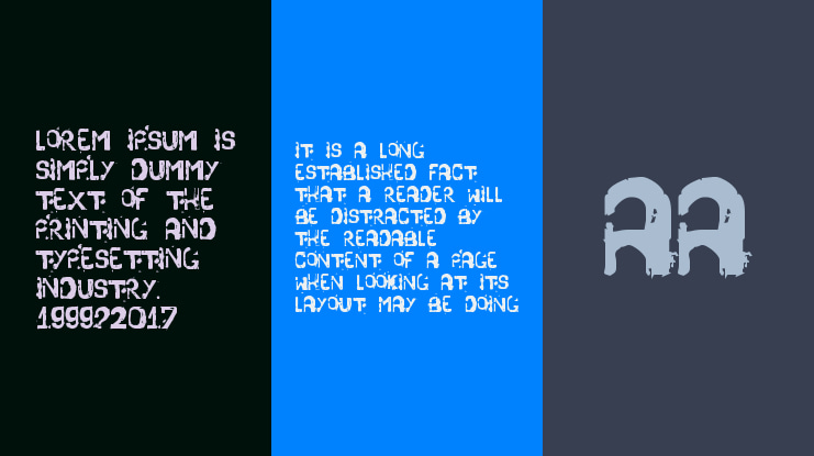 Stencil Pra Vender C Font