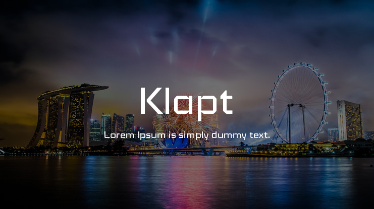 Klapt Font Family