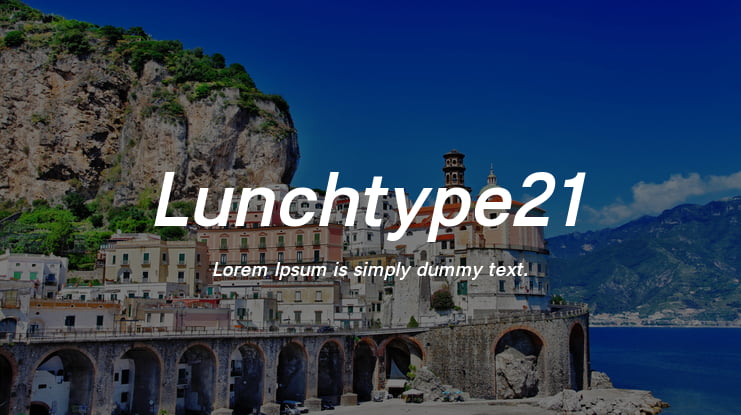 Lunchtype21 Font Family