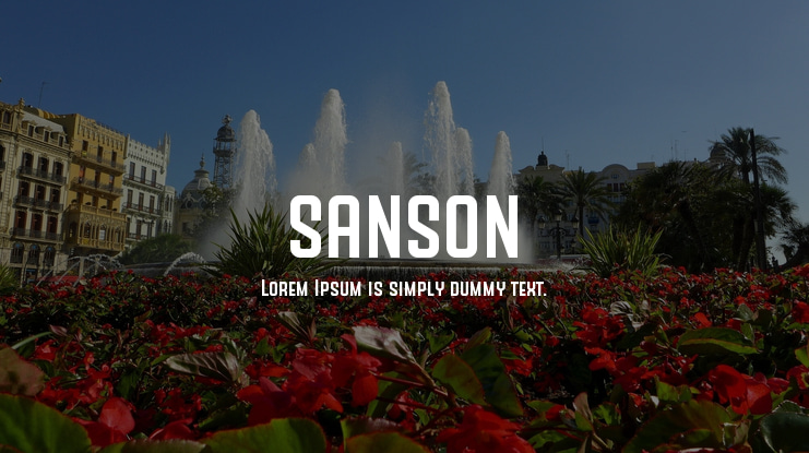 SANSON Font