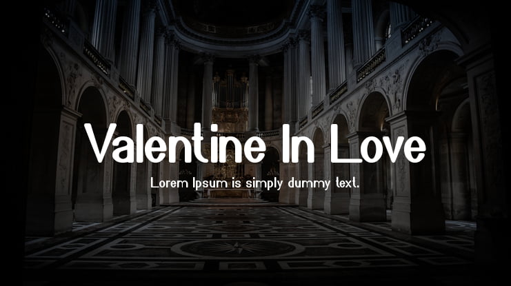 Valentine In Love Font