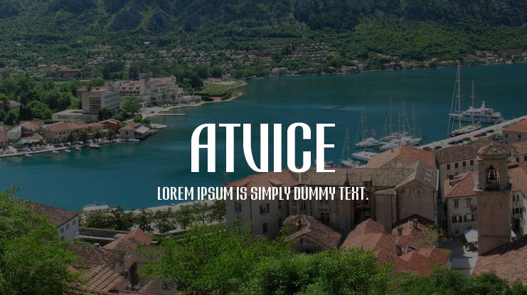 Atvice Font