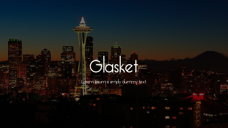 Glasket Font
