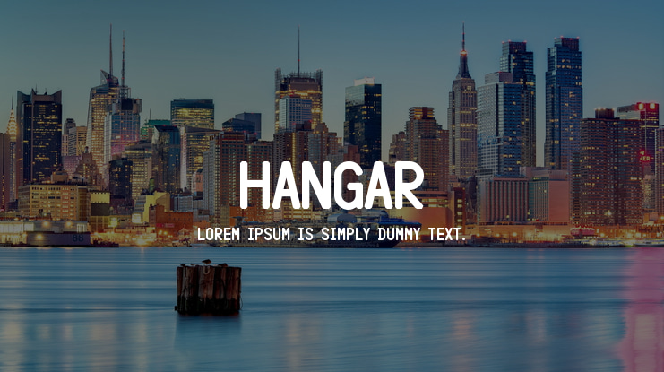Hangar Font Family