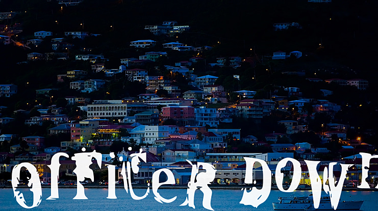 Officer Down Font
