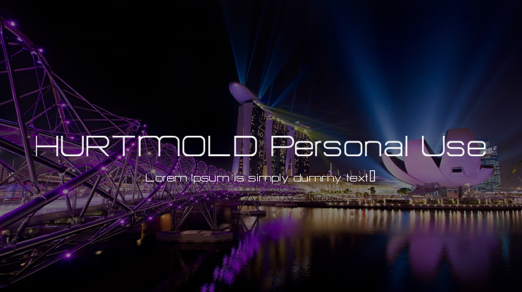 HURTMOLD Personal Use Font