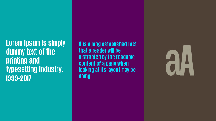 Duera PERSONAL USE Condensed Font Family