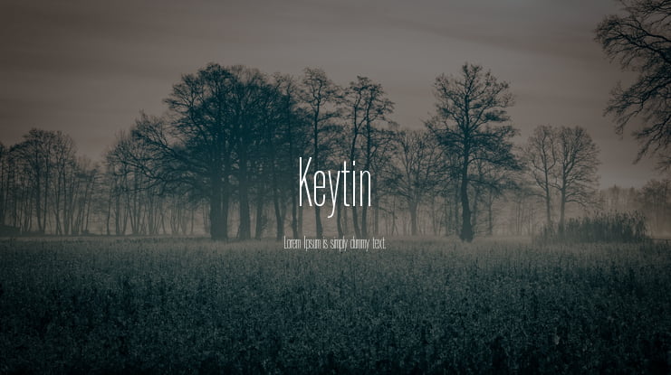 Keytin Font