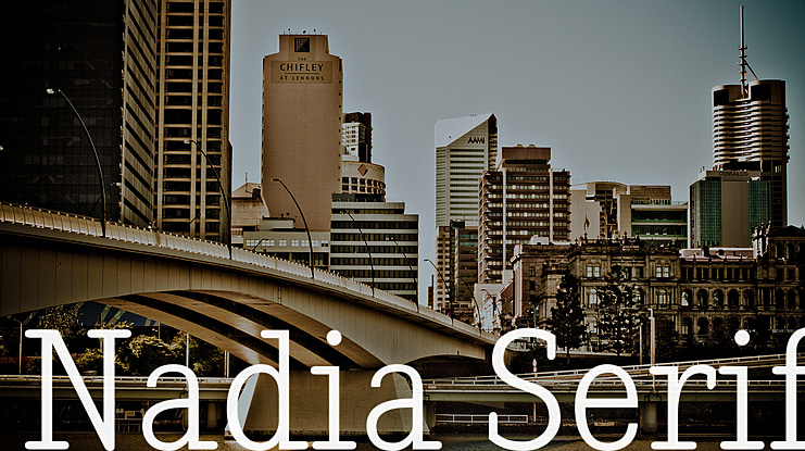 Nadia Serif Font