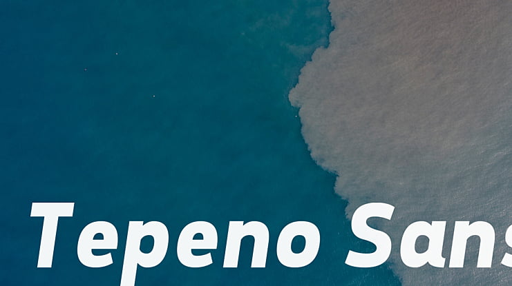 Tepeno Sans Font Family