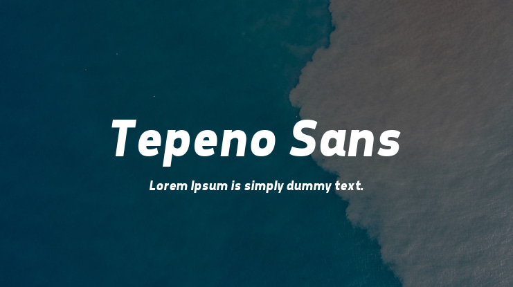 Tepeno Sans Font Family