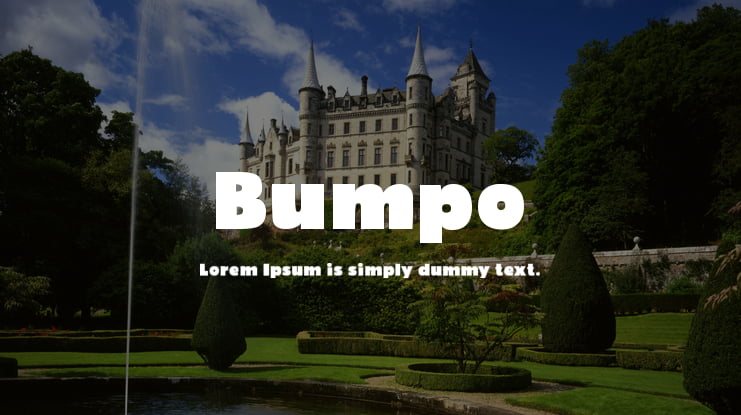 Bumpo Font