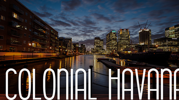 Colonial Havana Font Family