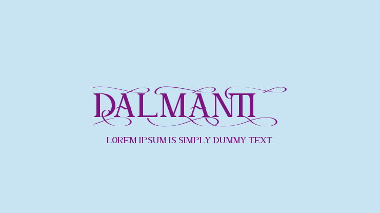 DALMANTI Font