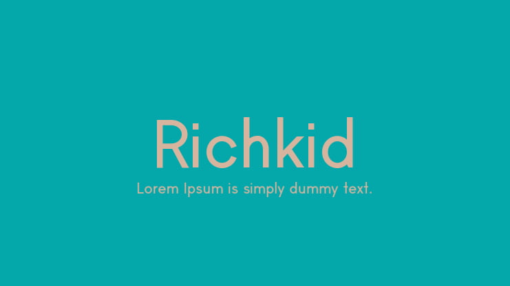 Richkid Font