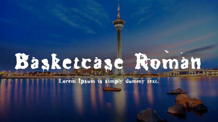 Basketcase Roman Font