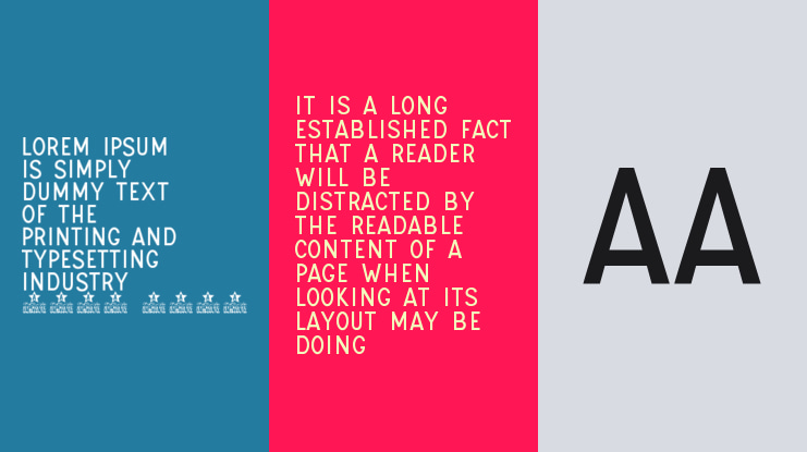 UNIVERSAL SANS PERSONAL USE Font Family