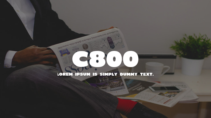 C800 Font